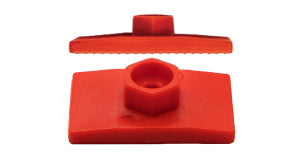 84-8027-5PK  Flat Glue Tabs 7/8" X 2"