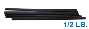 Universal Welding Ribbon, 3/8” x 1/16“ - Black 1/2 lb - 50-3003